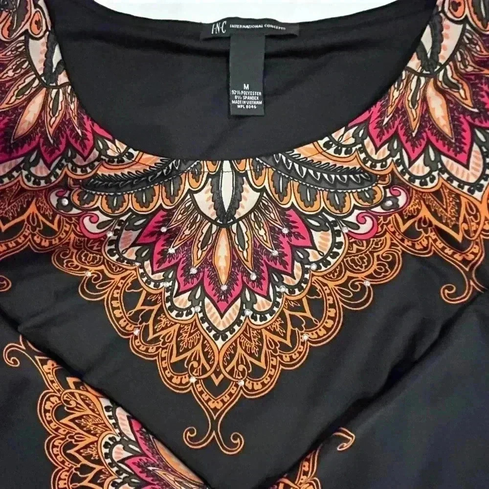 INC Mandala dress Size M - Picture 2 of 6